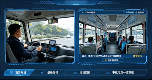 最新の企業ブログについて 運転手と乗客の二重保護,車内と外部の完全な監視